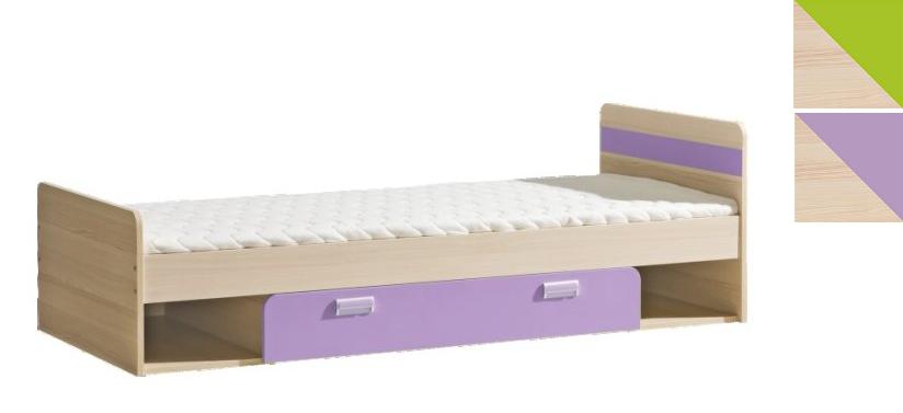 LORENTO L13 dětská postel s úložným prostorem | 2 dekory