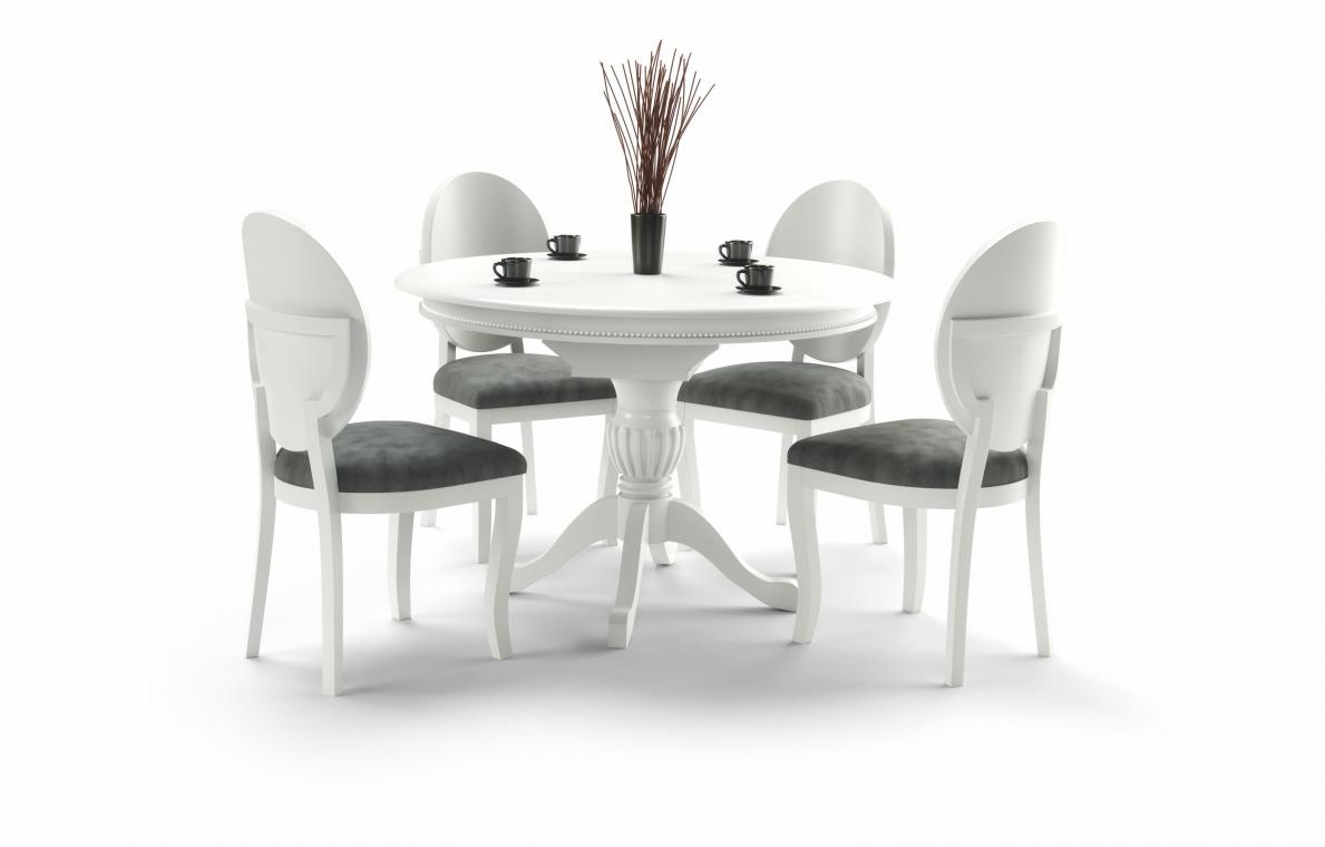 WILLIAM rozkladací jedálenský stôl, dekor orech, biela