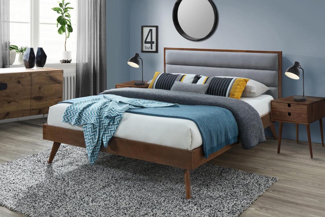 ORLANDO moderní čalouněná postel 160x200 s roštem