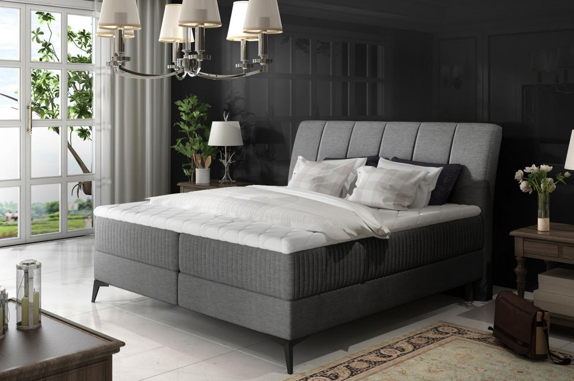 MARILYN 160x200 elegantní boxspring postel s úložným prostorem