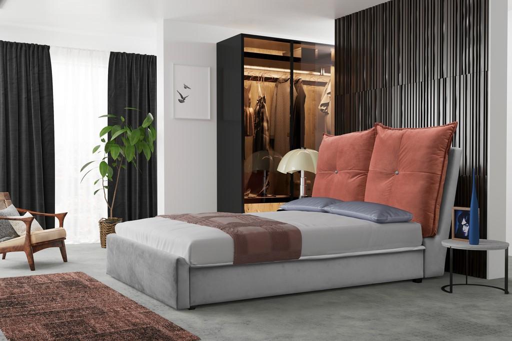 MATTEO manželská postel 160x200 s úložným prostorem
