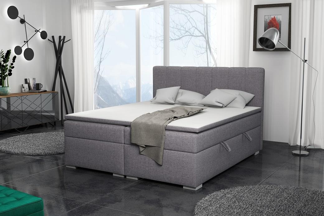BONO 180x200 cm boxspring postel s úložným prostorem