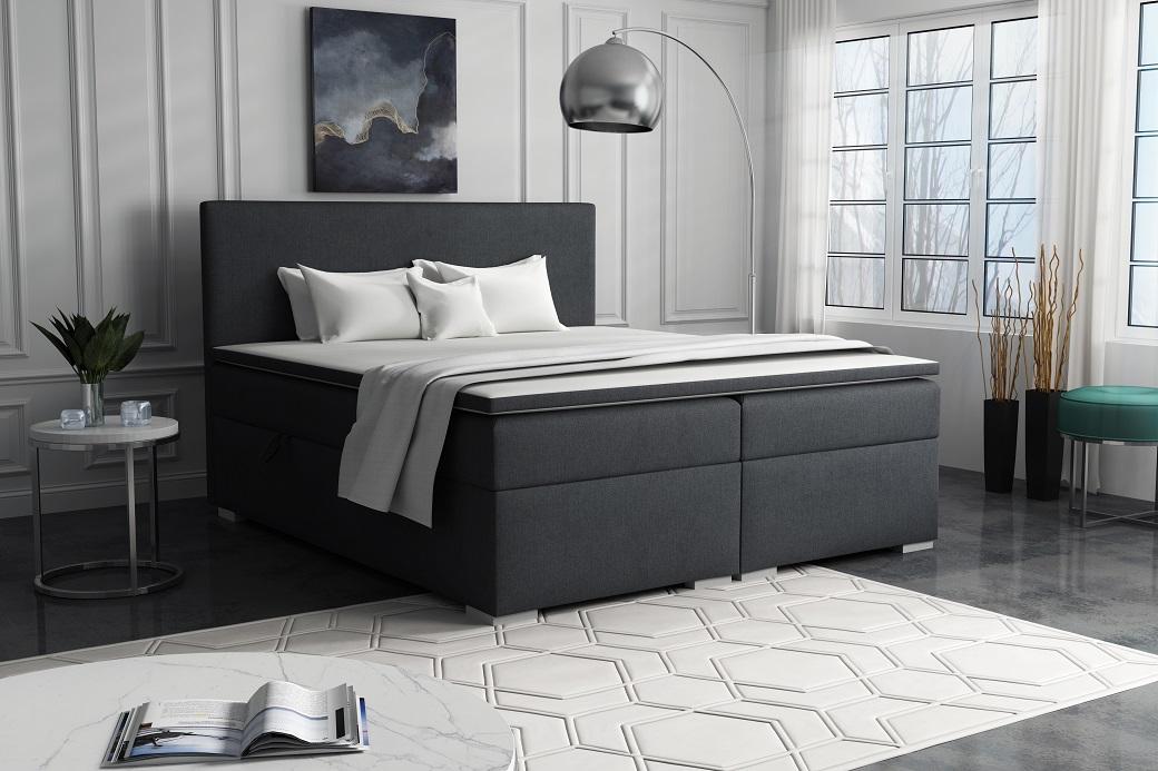 DINO 160x200 cm boxspring postel s úložným prostorem
