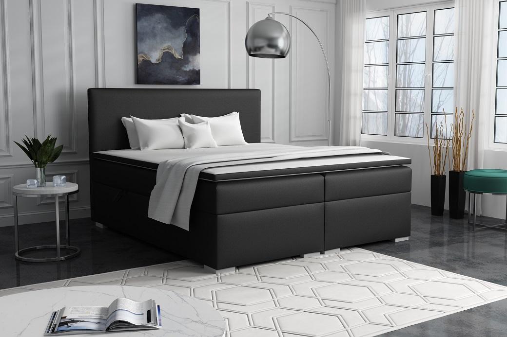 DINO 200x200 cm boxspring postel s úložným prostorem