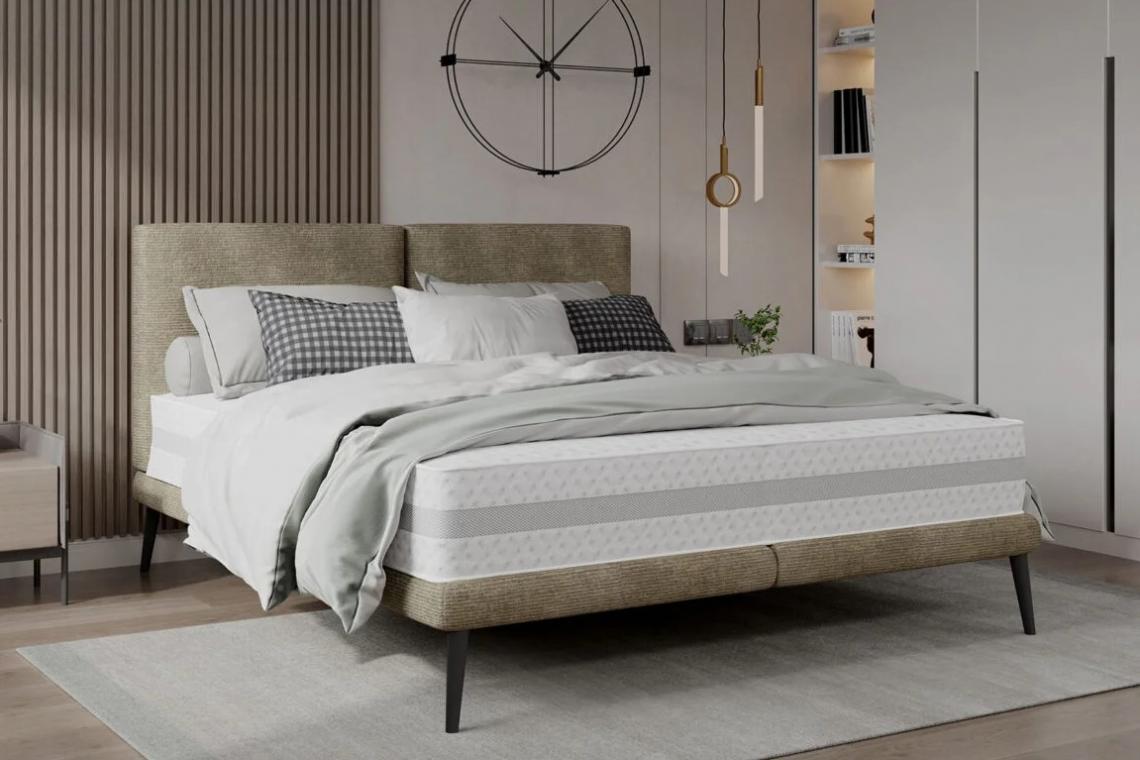KAHLA 180X200 minimalistická čalúnená posteľ
