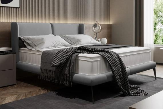 VINCE 180X200 minimalistická čalúnená posteľ