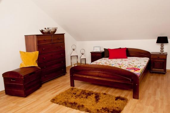 PAVLA 140x200 drevená posteľ z masívneho dreva | 4 dekory