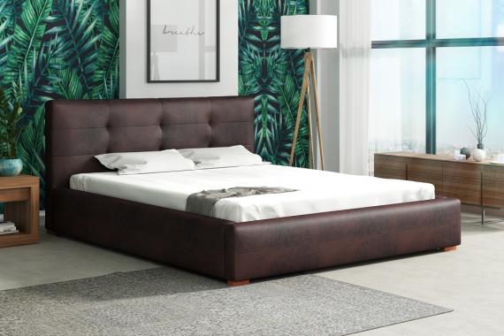 NOCETO 160x200 elegantná čalúnená posteľ s prešitím