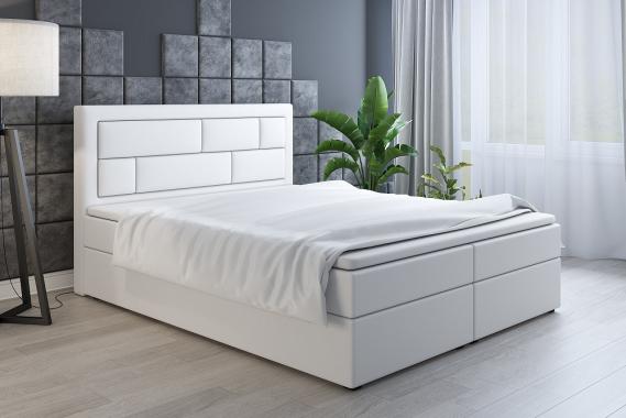 LOVEL 200x200 cm boxspring postel s úložným prostorem