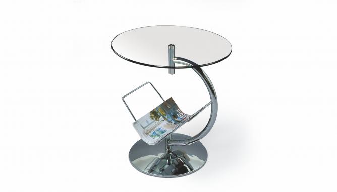 ALMA kulatý kovový konferenční stolek